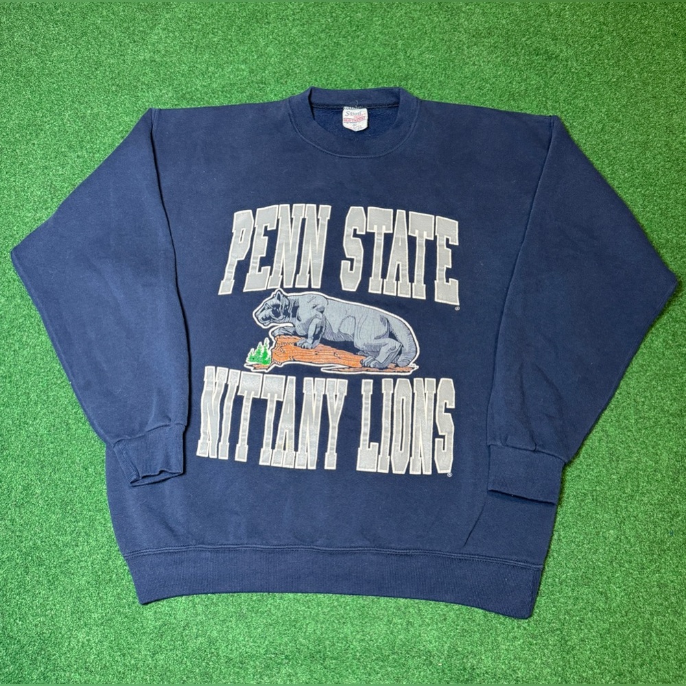 Vintage Navy Blue Penn State Sweatshirt